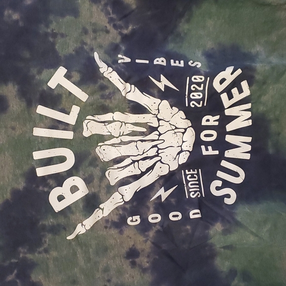 Wild Fable crop top Sz M Green Black Gray - Picture 2 of 4